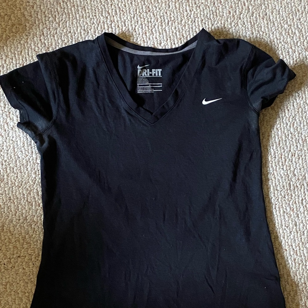 Nike Dri-fit short sleeve black top